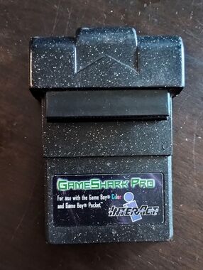 Gameboy Color GameShark Pro Cheat Cartridge for Game Boy - Black